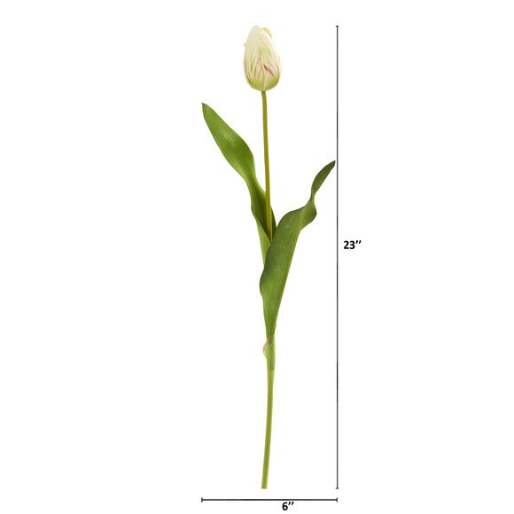 23 Dutch Tulip Artificial Flower Set of 12 - SKU #2310-S12 - 20
